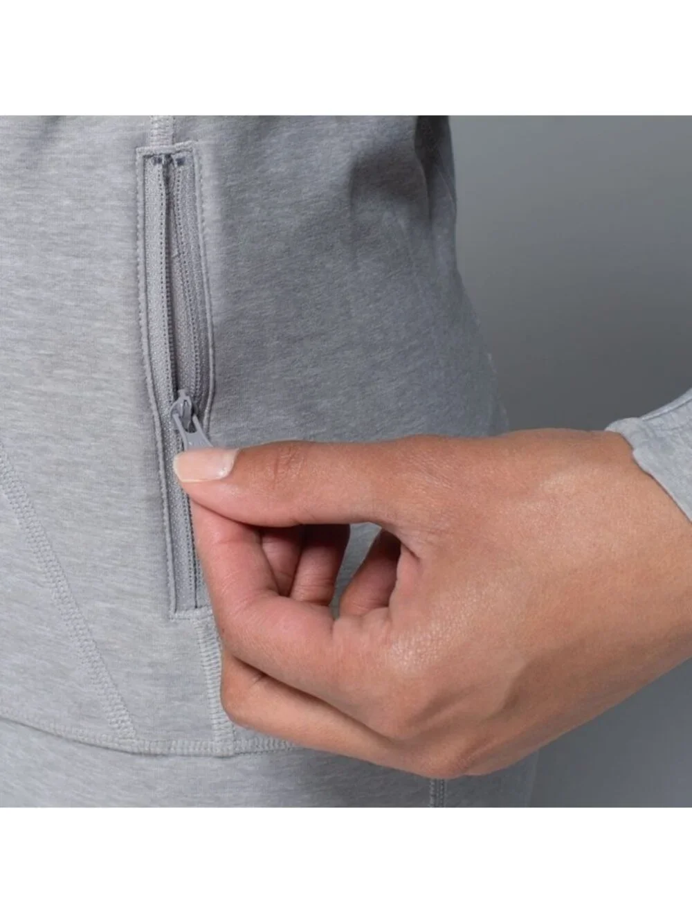 Lululemon Stride Jacket II Heathered Medium Grey / Ambient Grey